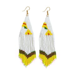 Prashast - Poppy dangling earrings