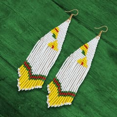 Prashast - Poppy dangling earrings