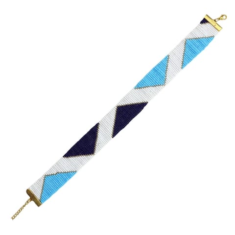 Prashast - Hues of Blue choker