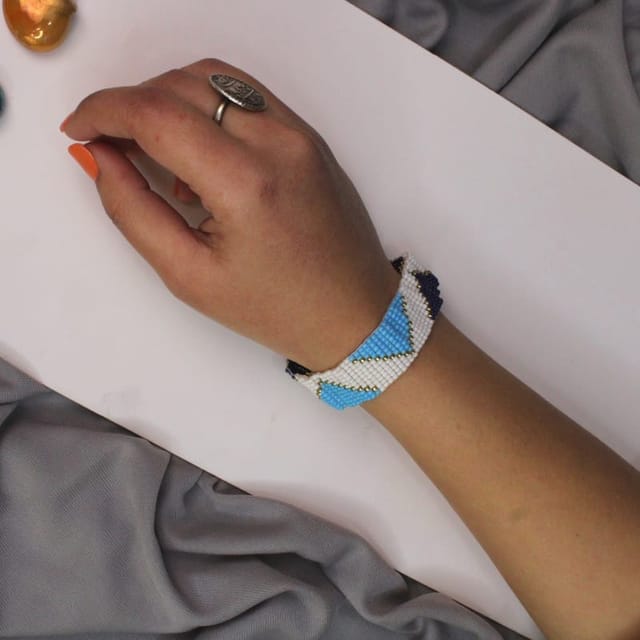 Prashast - Hues of Blue bracelet set