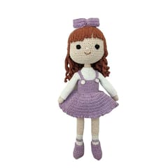 Happy Threads | Cute Crochet Doll, Best Size for Girls, Gifting & Decor Material
