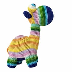 Happy Threads | Handmade Crochet Multi Colour Camel Small, best size for Girls & Boys, stuffed Soft Toy for small kids