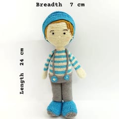 Happy Threads |Blake Boy Doll |Handcrafted |Trendy | Dolls| Perfect Gift for Girls and Boys