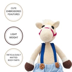 Happy Threads | Charlie| Stuffed Toys | Best for kids |Horse Toy