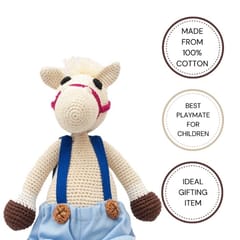 Happy Threads | Charlie| Stuffed Toys | Best for kids |Horse Toy