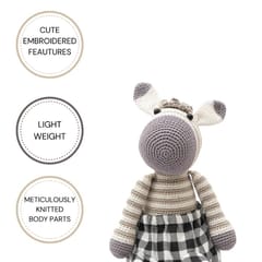 Happy Threads | Dash | Cute| Soft Toy | Best for all ages | Gifting| Zebra