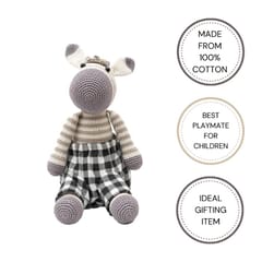 Happy Threads | Dash | Cute| Soft Toy | Best for all ages | Gifting| Zebra