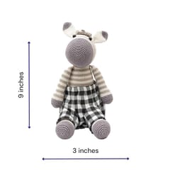 Happy Threads | Dash | Cute| Soft Toy | Best for all ages | Gifting| Zebra