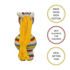 Happy Threads | Rainbocw Pony | Child Friendly| Soft Toy | For Girls & Boys | Crochet Tiger
