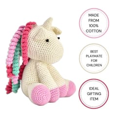 Happy Threads | Spectral Unicorn | 16 cms | Super sweet | Soft Toy | Best for all ages | Gifting