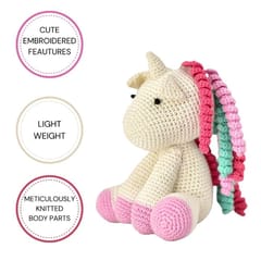 Happy Threads | Spectral Unicorn | 16 cms | Super sweet | Soft Toy | Best for all ages | Gifting