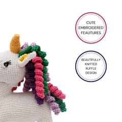 Happy Threads | Unicorn | 18 cms | Super sweet | Soft Toy | Best for all ages | Gifting