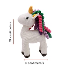 Happy Threads | Unicorn | 18 cms | Super sweet | Soft Toy | Best for all ages | Gifting
