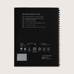 Packmate - Spiral Notebook - (Pack of 5)  Made From 100% Recycled Paper