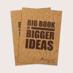 Packmate - A4 Exercise Book - Unruled (Pack of 3) Made From 100% Recycled Paper