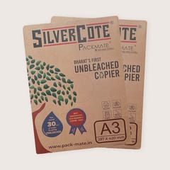 Packmate -  Silvercote A5 Copier, 1 Ream, 500 Sheets (Pack of 2)  Made From 100% Recycled Paper