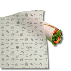 Packmate -  Wrap - Greaseproof Food Wraping Paper, 20 Meter Roll (Pack of 2)
