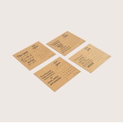 Packmate -  Calendar (Pack of 2)  Made From 100% Recycled Paper
