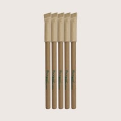 Packmate -  Recycled Paper Pens (Pack of 5)  Made From 100% Recycled Paper