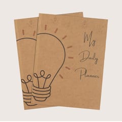 Packmate -  Diary with Calender and Month Planner (Pack of 2)  Made From 100% Recycled Paper