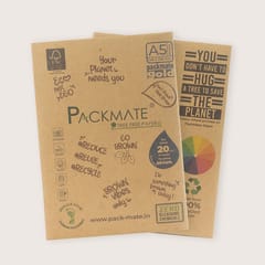Packmate -  Gold Copier - A5, 1 Ream, 500 Sheet (Pack of 2)  Made From 100% Recycled Paper