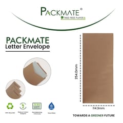 Packmate -  Letter Envelope (Pack of 50 Envelope)  Made From 100% Recycled Paper