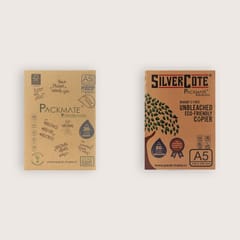 Packmate -  A5 Copier Combo (1 Silvercote + 1 Gold)  Made From 100% Recycled Paper