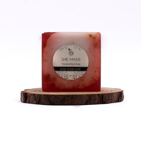 Body Rituals - Rose Shea Butter  Scrub Soap