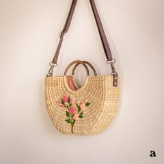 Ardpure - Kauna Hand embroidered Hand cum Sling Bag