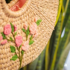 Ardpure - Kauna Hand embroidered Hand cum Sling Bag