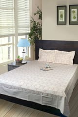 Rustic Route- Rust Pelican Print Bedspread with Pillow Covers