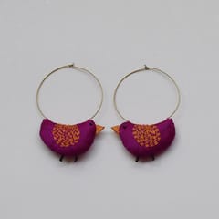 PAULAMI - Bulbul hoops -Purple-BU-E11