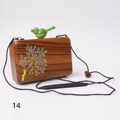 PAULAMI - Kakoli wooden clutch- KO-B14