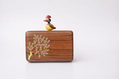 PAULAMI - Kakoli wooden clutch- KO-B8