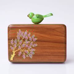 PAULAMI - Kakoli wooden clutch - KO-B11