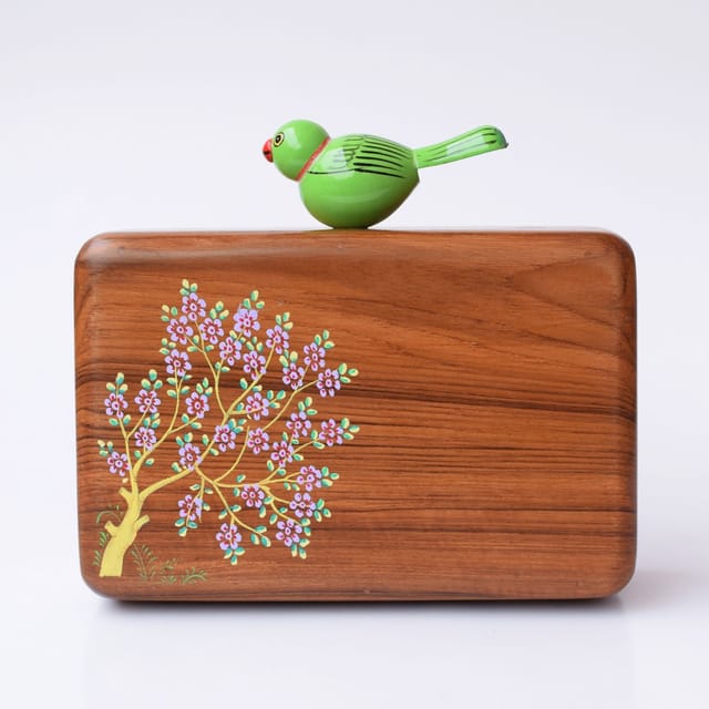 PAULAMI - Kakoli wooden clutch - KO-B11