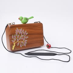 PAULAMI - Kakoli wooden clutch - KO-B11
