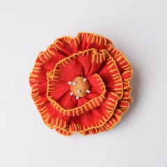 PAULAMI - Phoolwanti Brooch-Red - PH-BR7