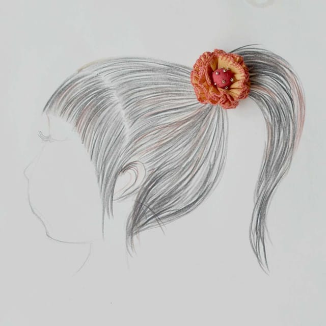 PAULAMI - Small phoolwanti hair tie PH/HT9