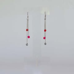 PAULAMI - Aabha 3 line Long earrings- ABH3-L-E3