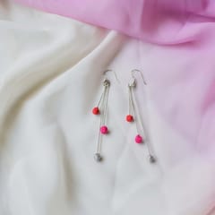 PAULAMI - Aabha 3 line Long earrings- ABH3-L-E3