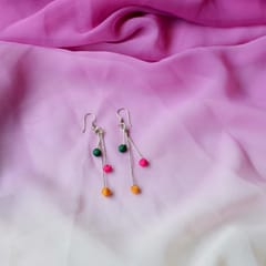 PAULAMI - Aabha 3 line Short earrings- ABH3-SH-E2
