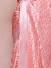 HKV Benaras -floral check butidaar silk Saree