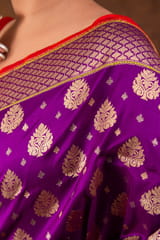 HKV Benaras -Pure Katan silk Kadhwa Bootidaar Banarasi Saree