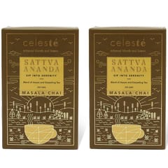 Celesté -Sattva Ananda Masala Chai - 250gms X 2 | Buy 1 Get 1 Free