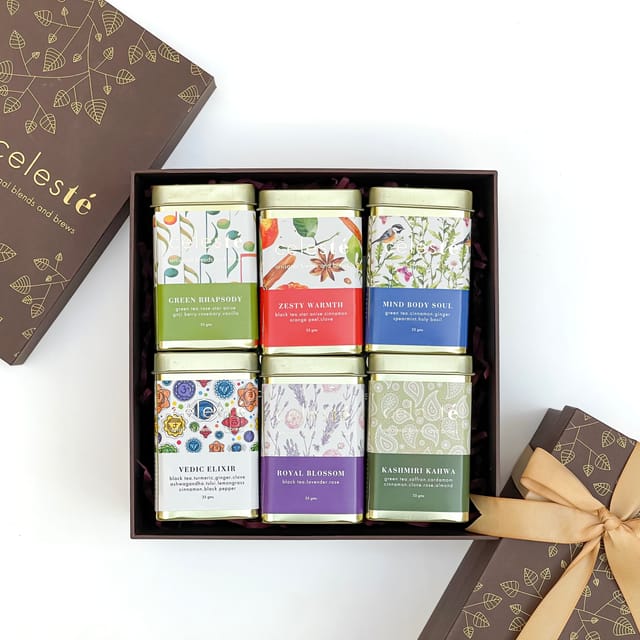 Celesté -Tin Teas Gift Box