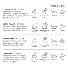 Celesté -Fruity Tea Selection (Pack of 4)