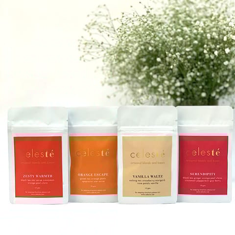 Celesté -Fruity Tea Selection (Pack of 4)