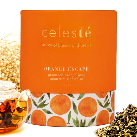 Celesté -Green Tea | Orange Escape