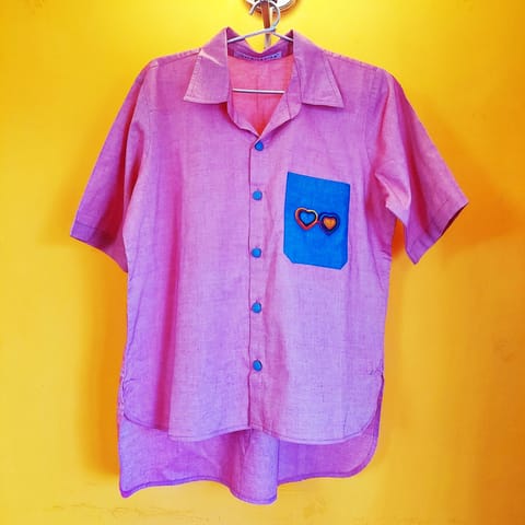 Juhi Malhotra - Pink Sunglasses Shirt